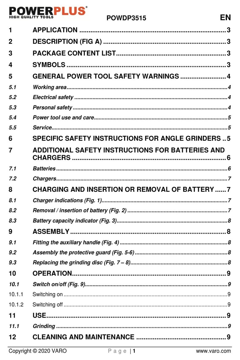 VARO POWERPLUS POWDP3515 User manual