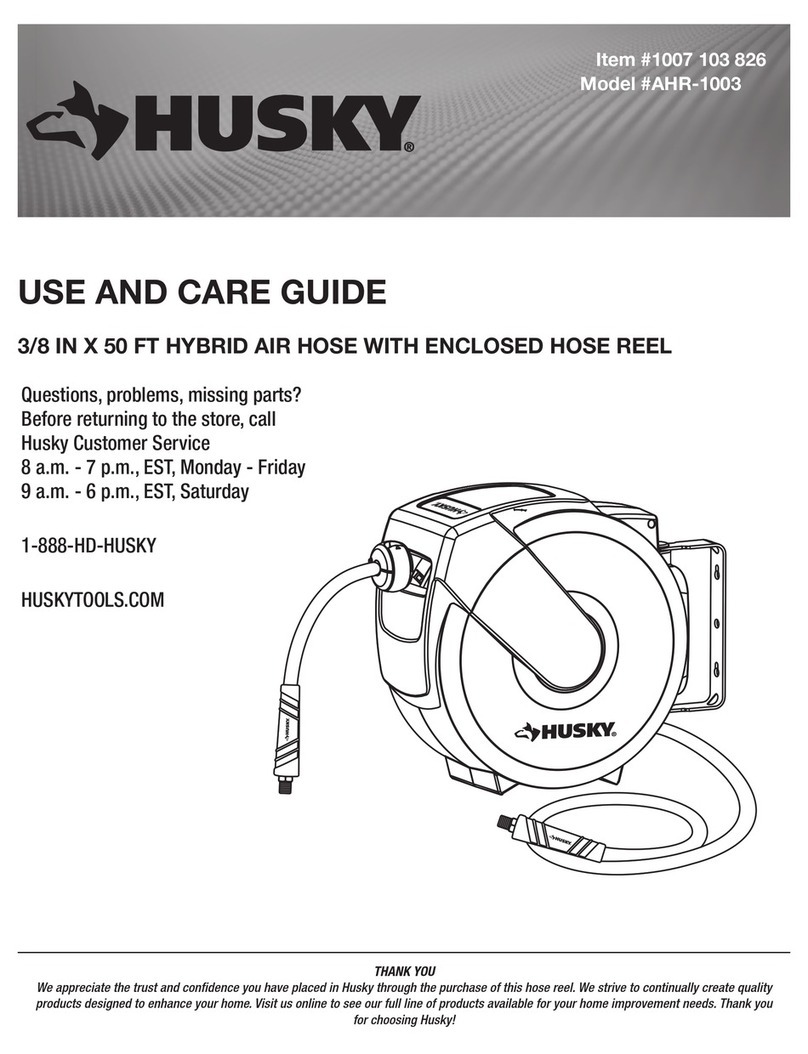 Husky AHR-1003 Use and care guide