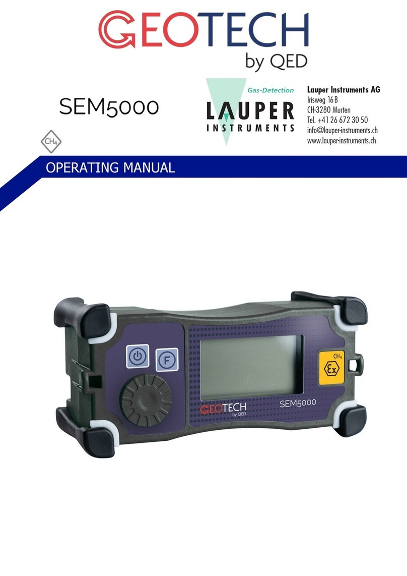 QED Geotech SEM5000 operating manual