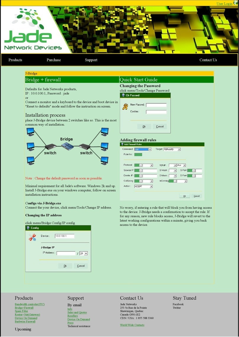 Jade J-Bridge quick start guide Jade J-Bridge quick start guide