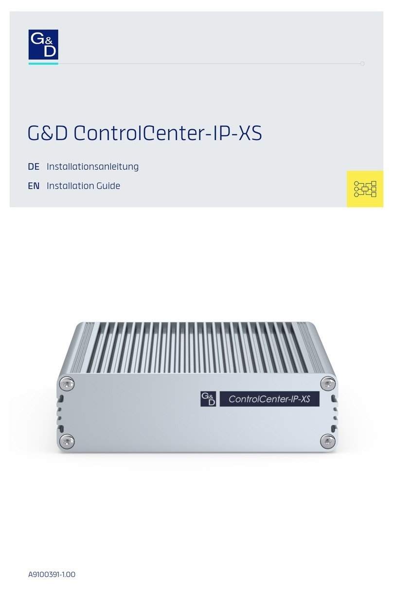 G&D ControlCenter-IP-XS installation guide