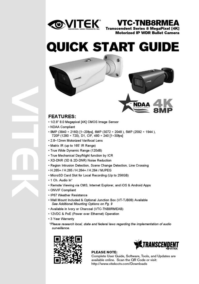 Vitek Transcendent Series User manual