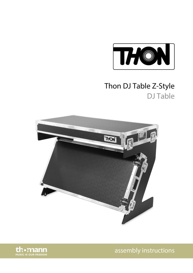thomann Thon DJ Table Z-Style Assembly instructions