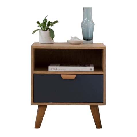 Mocka Mischa Bedside Table User manual Mocka Mischa Bedside Table User manual