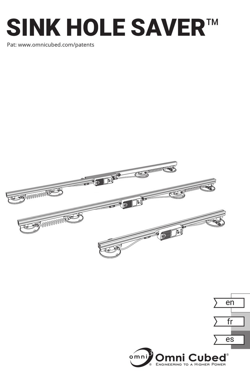 Omni cubed SINK HOLE SAVER manual