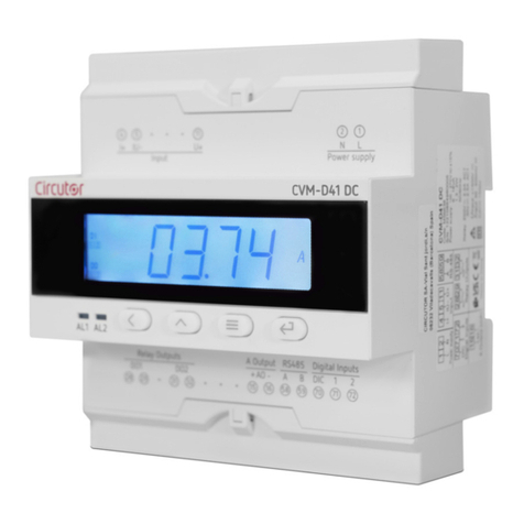 Circutor CVM-D41 DC User manual