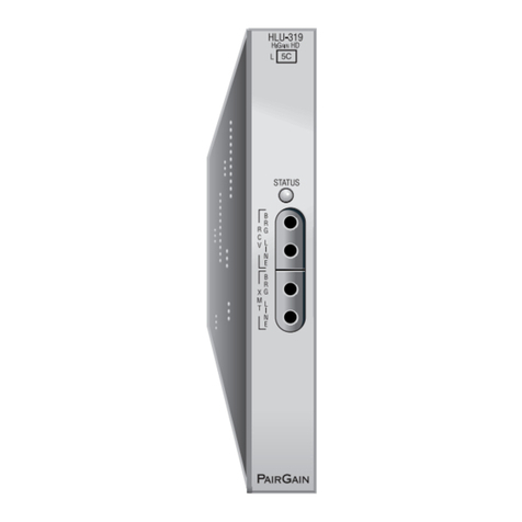 PairGain HLU-319 manual