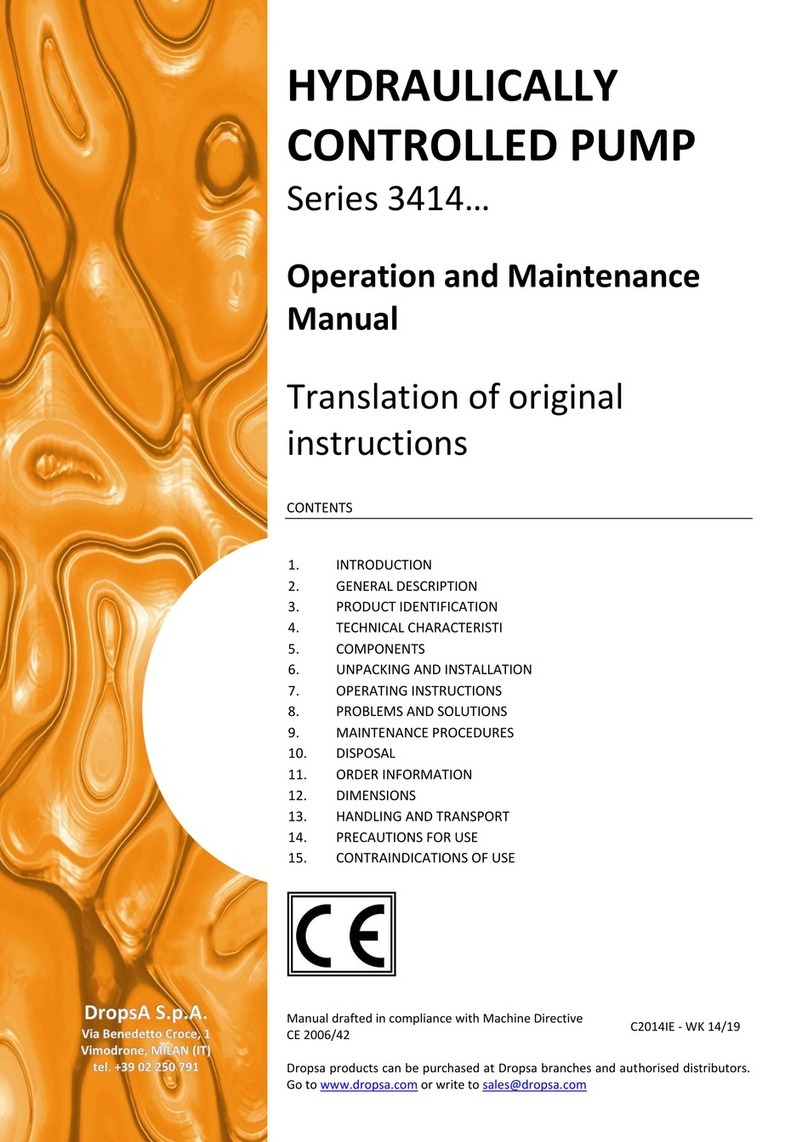 DROPSA 3414 Series User manual