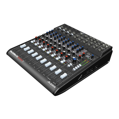 Alesis MultiMix 12 FireWire Service manual