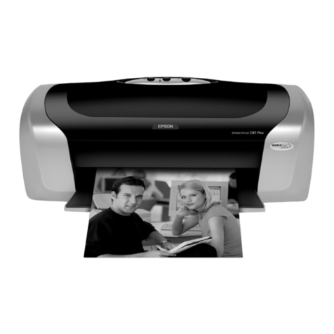 Epson STYLUS C87 Series User manual