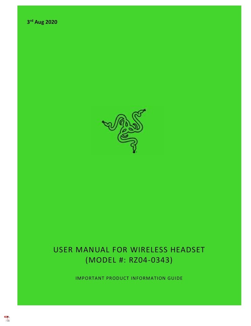 Razer RZ04-0343 user manual
