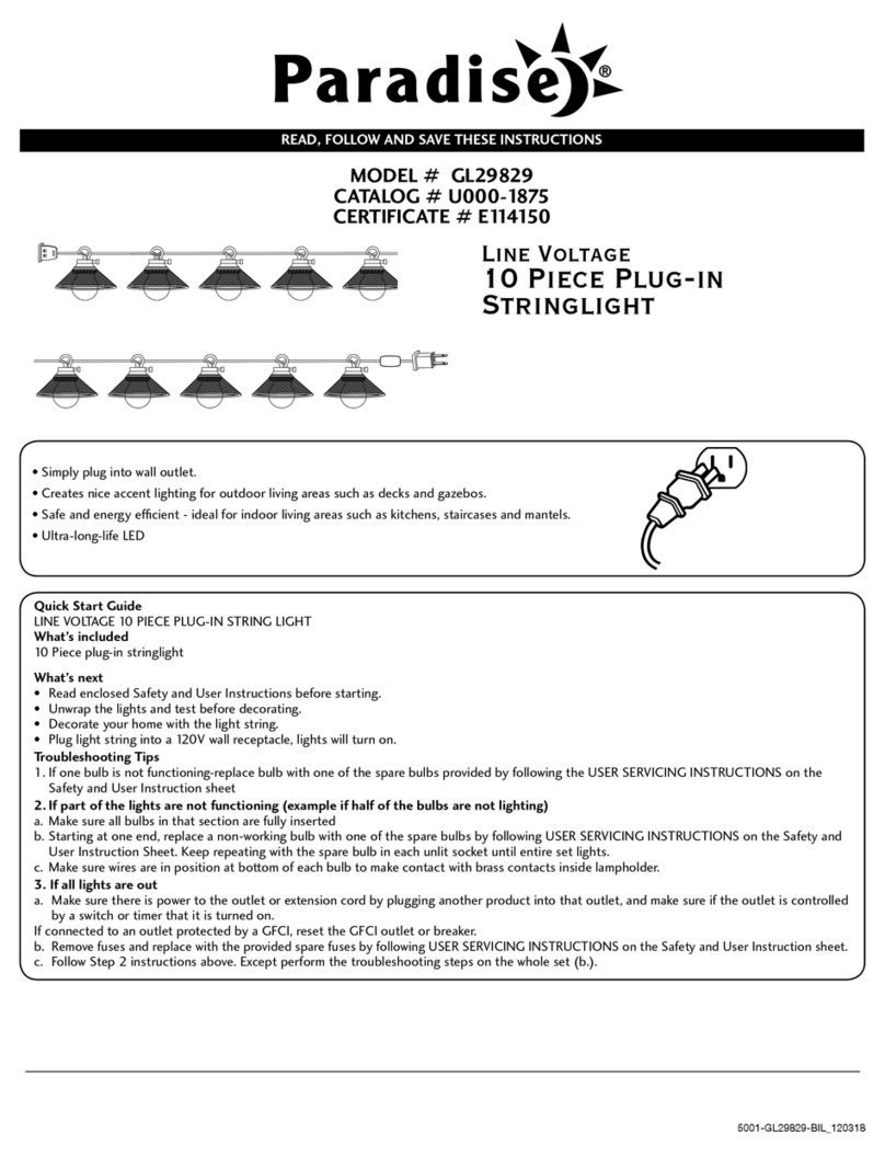 Paradise Datacom GL29829 instructions