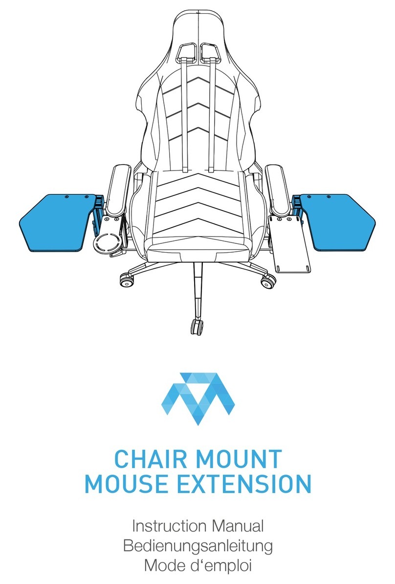 Monstertech CHAIR MOUNT MOUSE EXTENSION User manual Monstertech CHAIR MOUNT MOUSE EXTENSION User manual