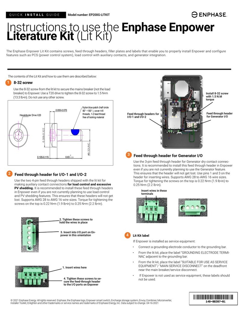 enphase EP200G-LITKIT Quick install guide