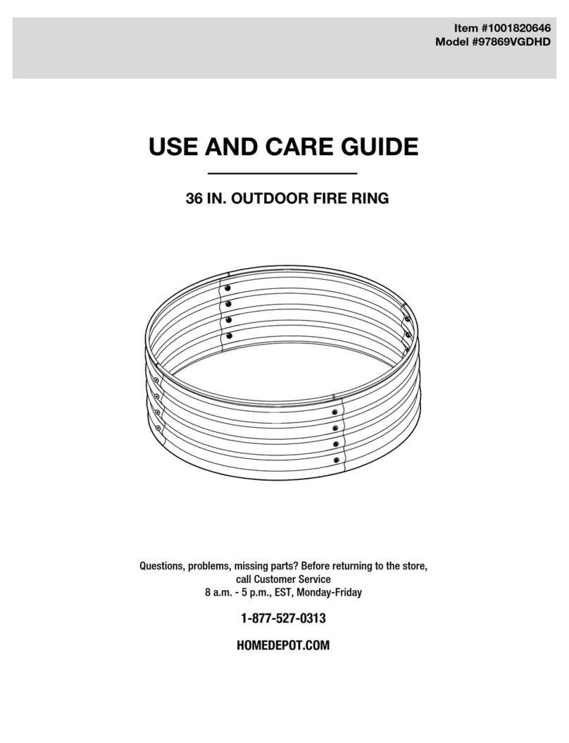 HOMEDEPOT 97869VGDHD Use and care guide