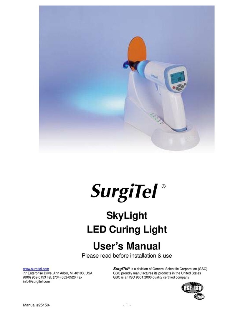 SurgiTel SkyLight user manual SurgiTel SkyLight user manual