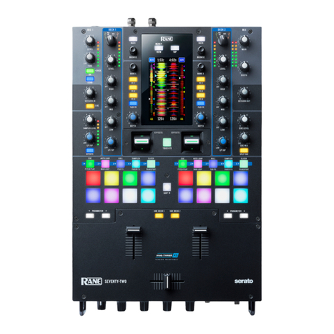 Serato RANE SEVENTY-TWO User manual Serato RANE SEVENTY-TWO User manual