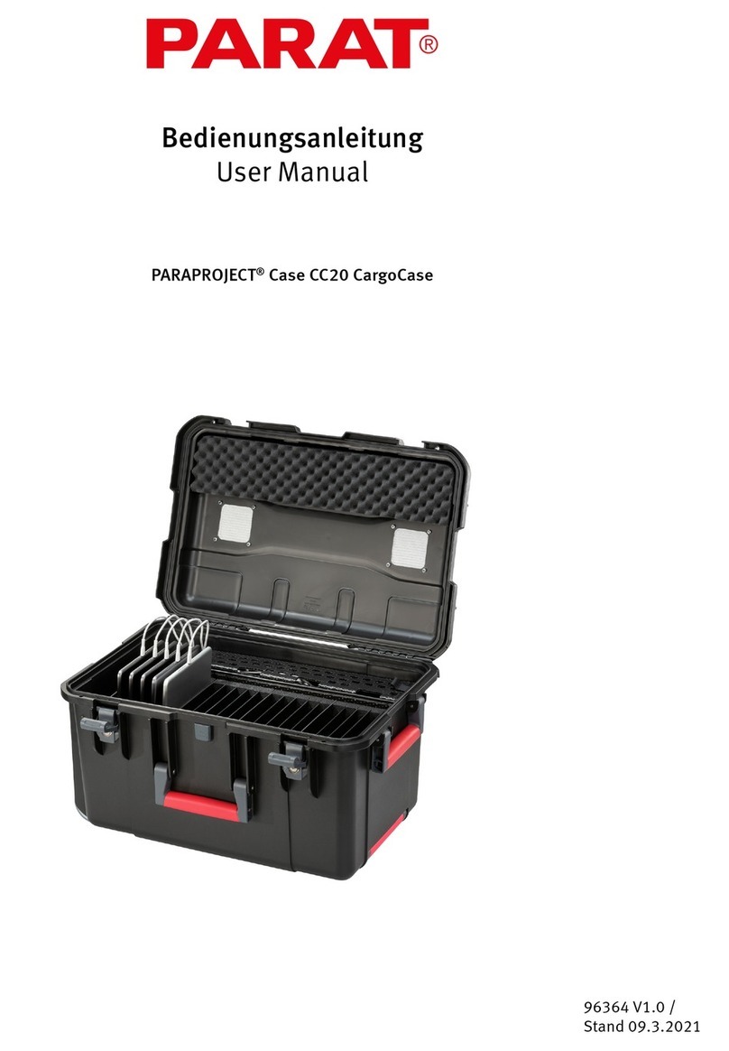 Parat PARAPROJECT Case CC20 CargoCase User manual