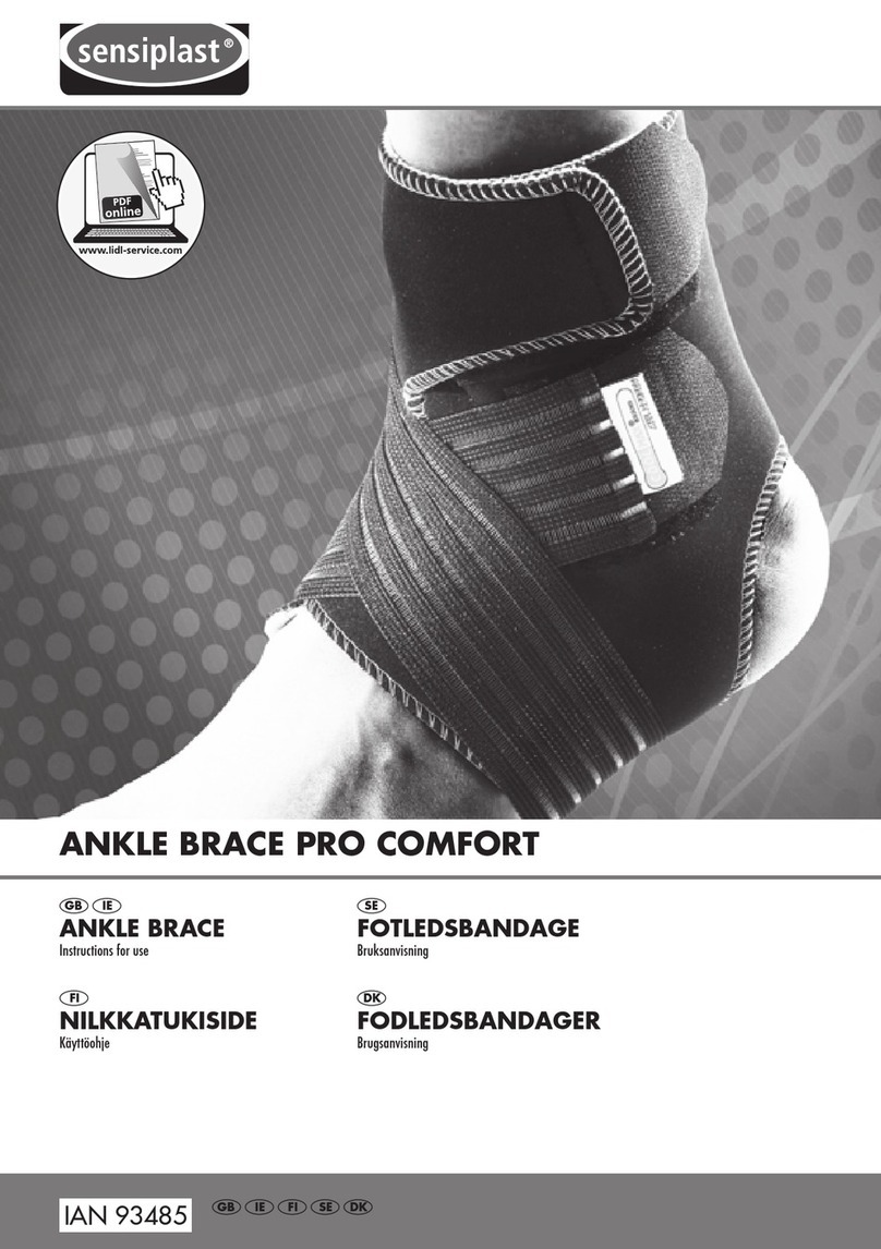 sensiplast 93485 User manual