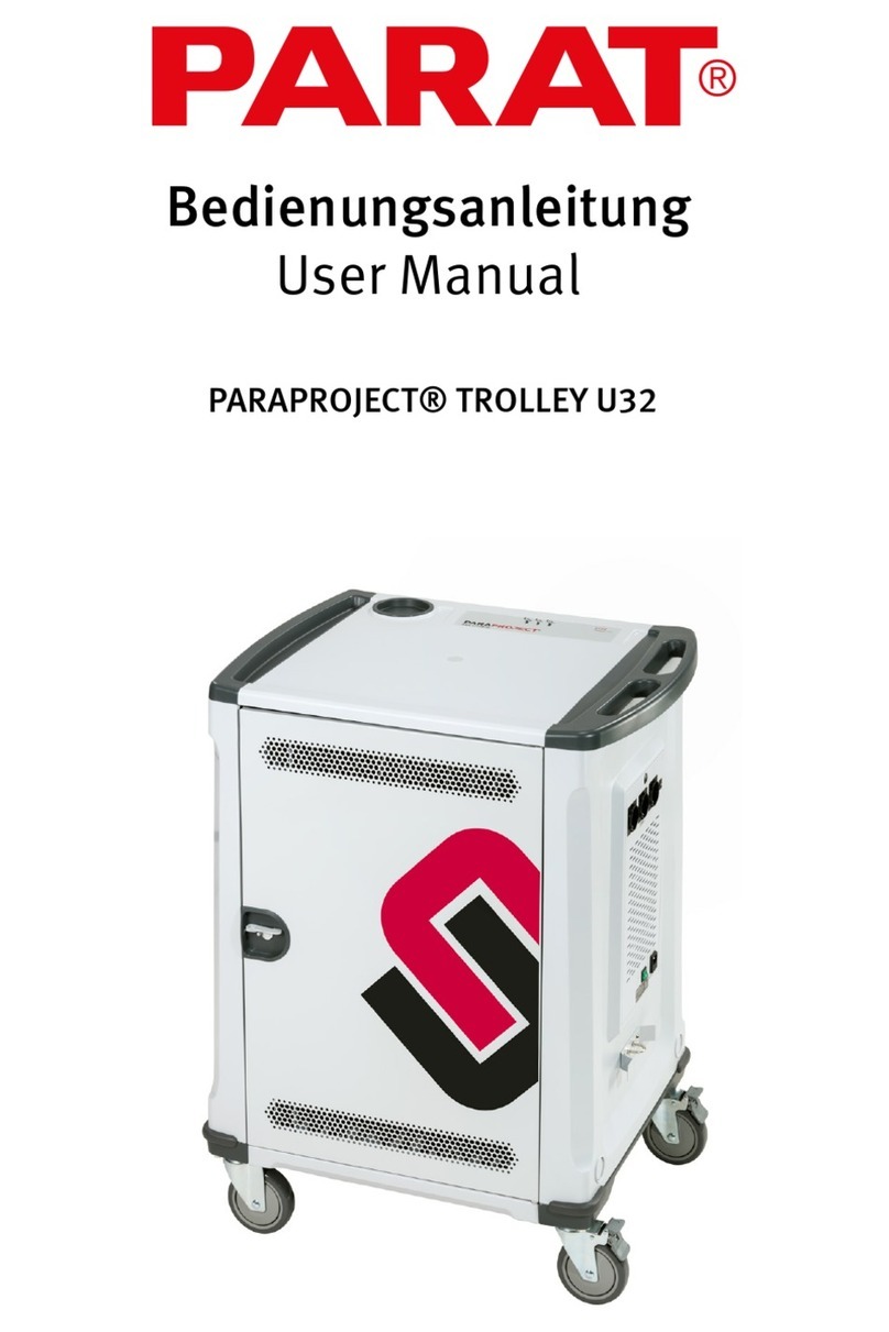 Parat PARAPROJECT TROLLEY U32 User manual