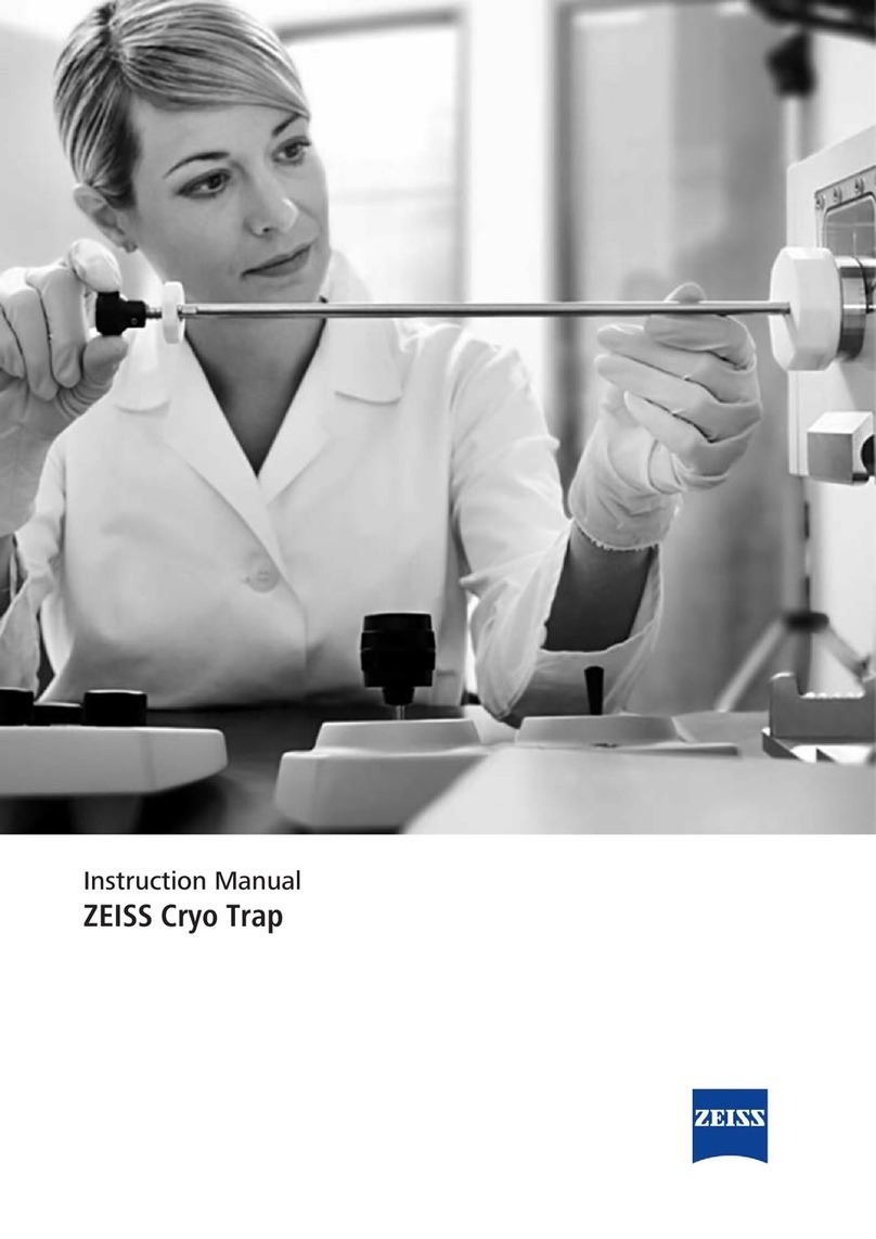 Zeiss Cryo Trap instruction manual