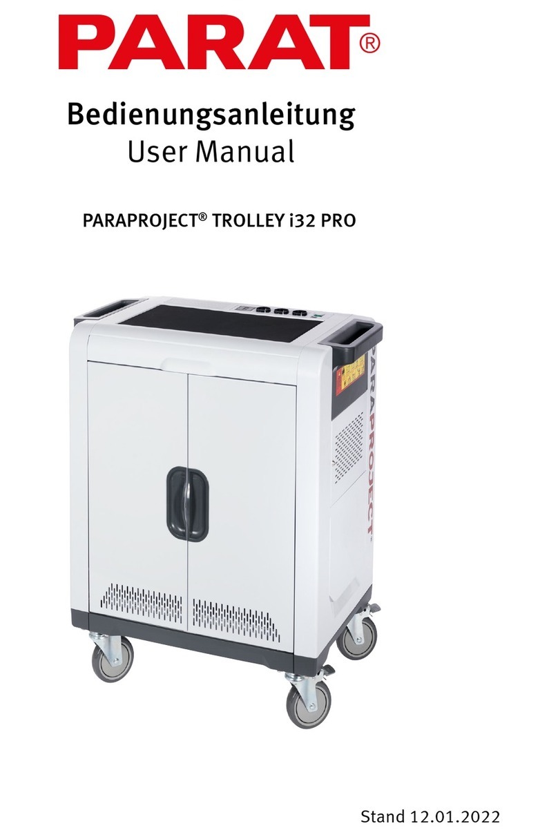 Parat PARAPROJECT TROLLEY i32 PRO user manual