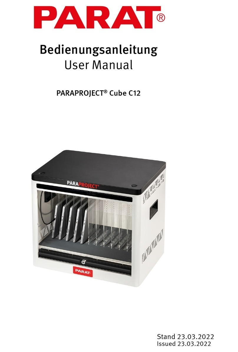 Parat PARAPROJECT Cube C12 user manual