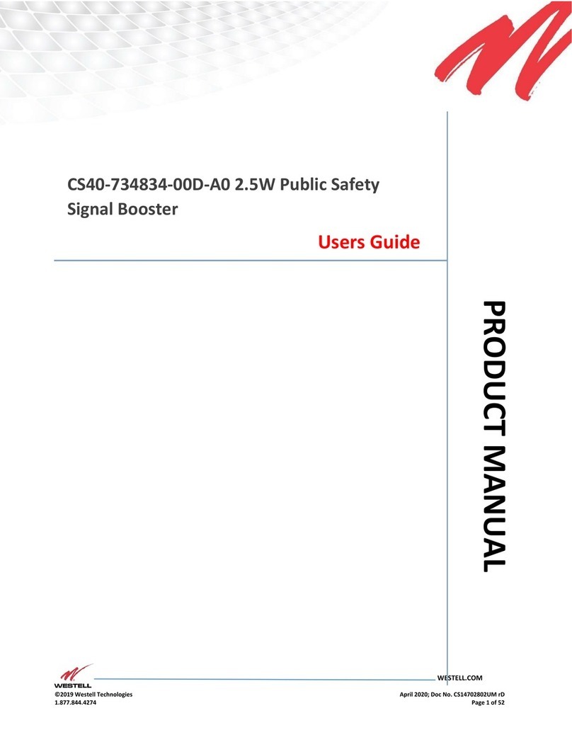 Westell CS40-734834-00D-A0 user guide