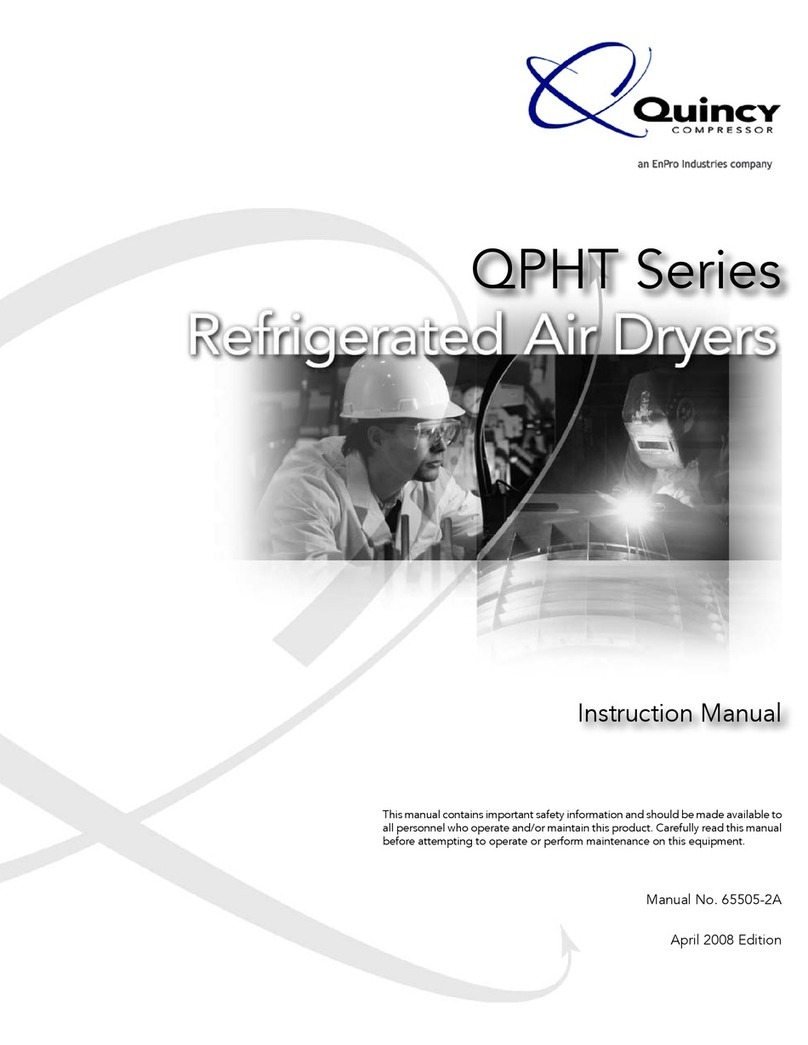 EnPro Quincy Compressor QPHT Series instruction manual