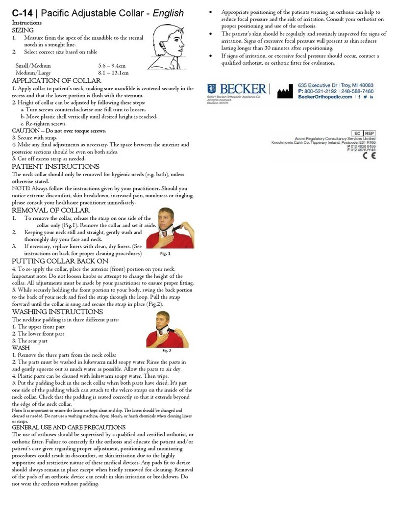 Becker C-14 User manual