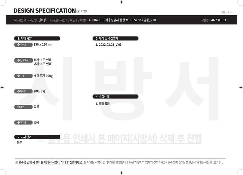 HUROM M100 Series User manual