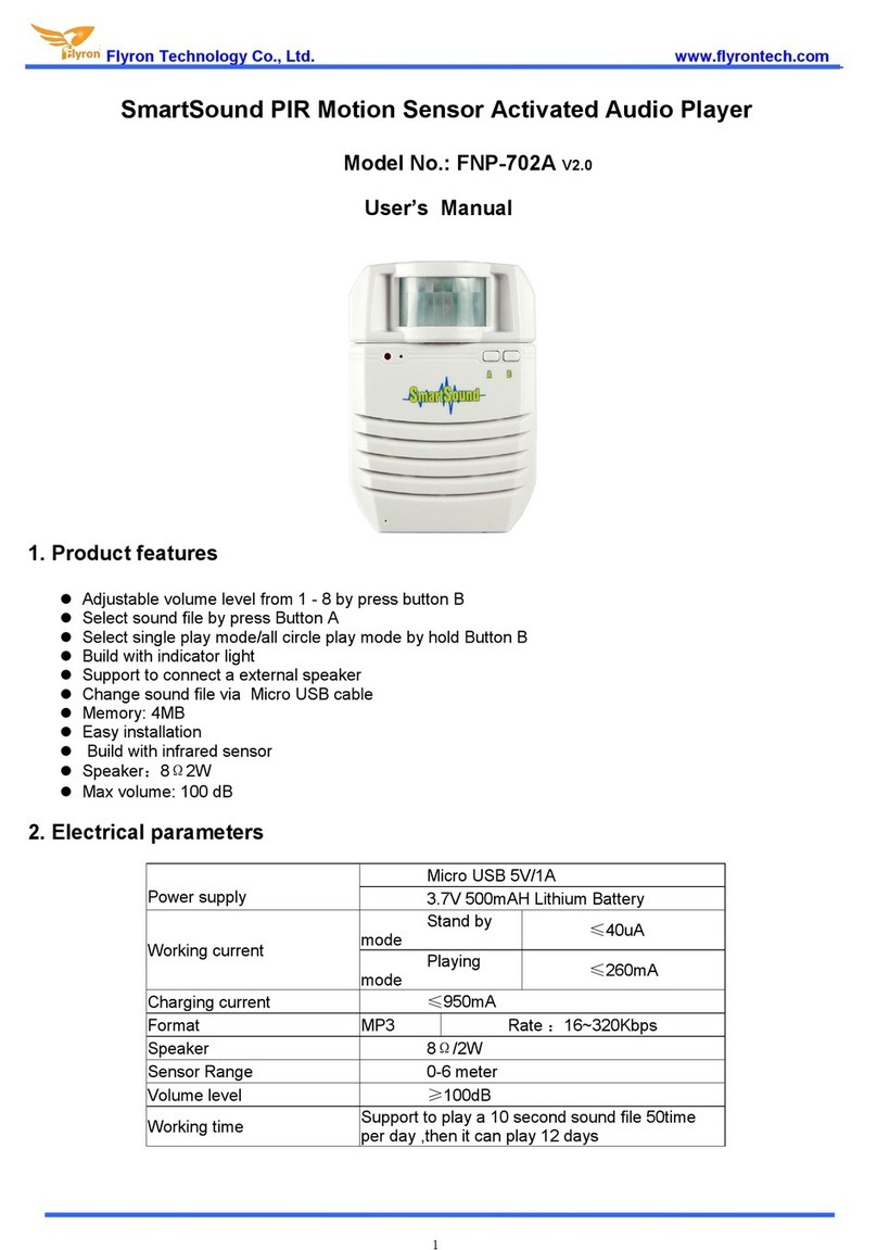 Flyron Technology SmartSound FNP-702A user manual