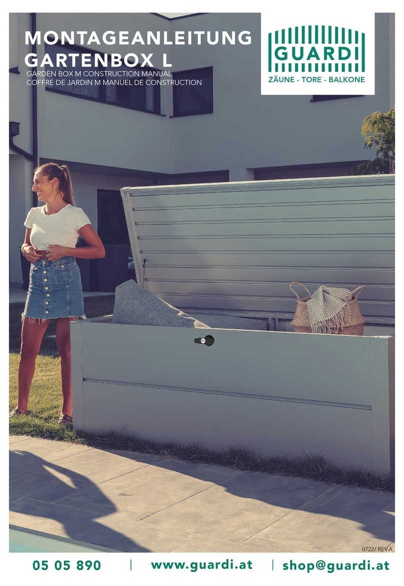 Guardi GARDEN BOX M Construction manual