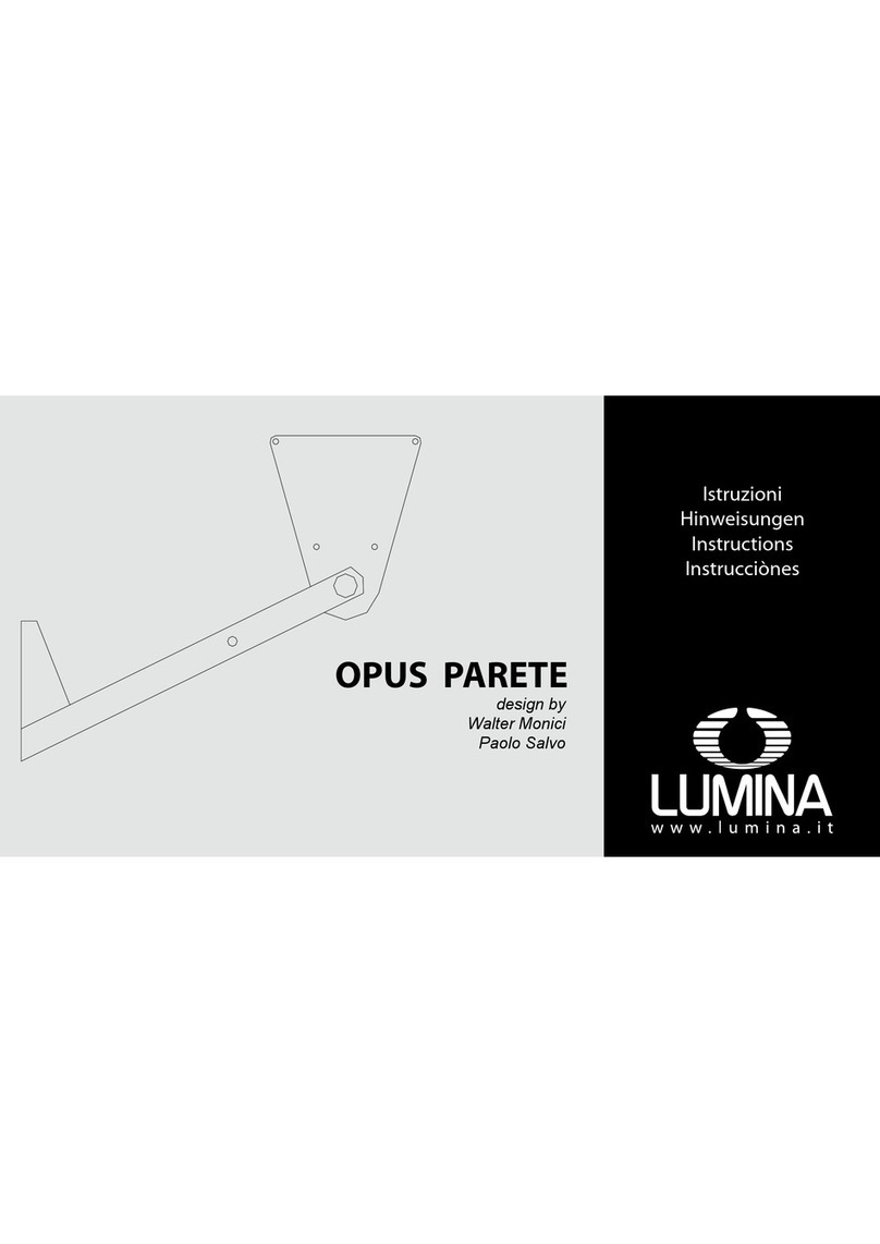 Lumina OPUS PARETE User manual