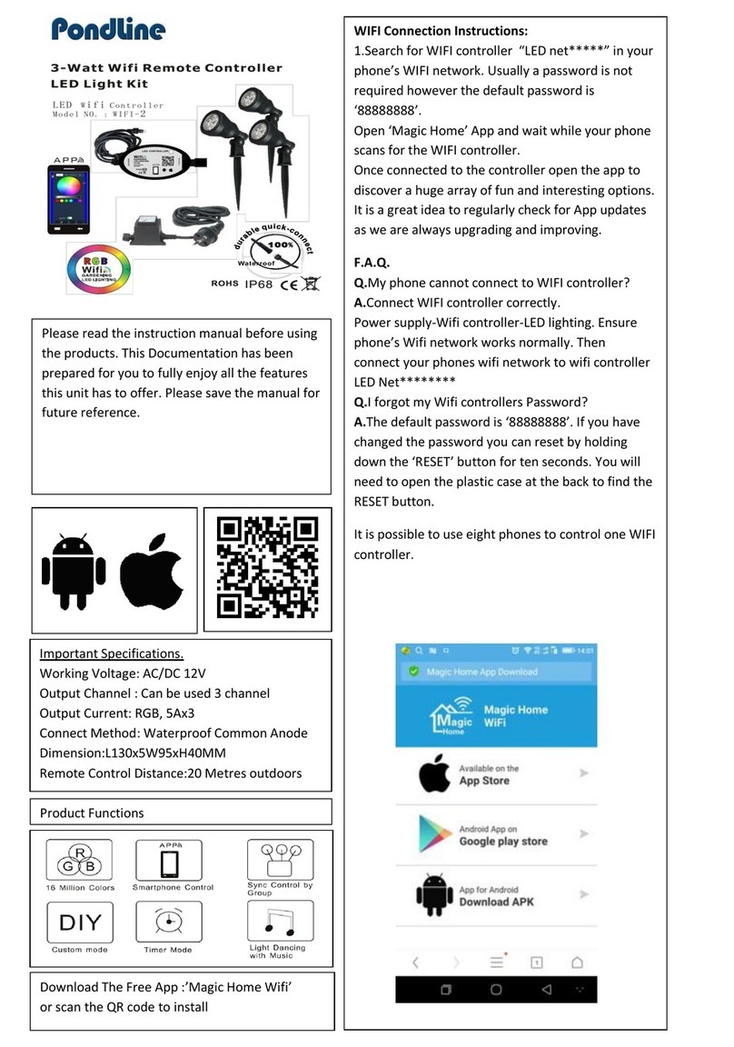 Pondline WIFI-2 quick start guide Pondline WIFI-2 quick start guide