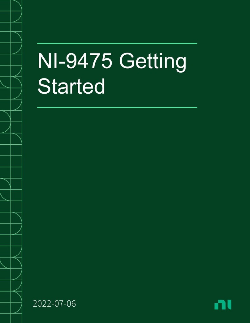 National Instruments NI 9475 User manual