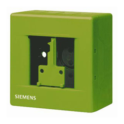 Siemens FDMH291 User manual