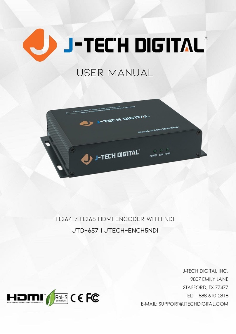 J-Tech Digital JTD-657 user manual