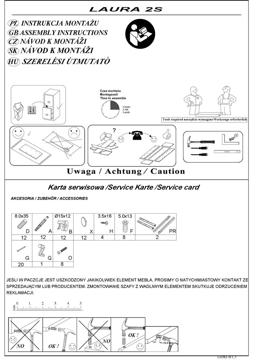 Baumax LAURA 2S Assembly instructions