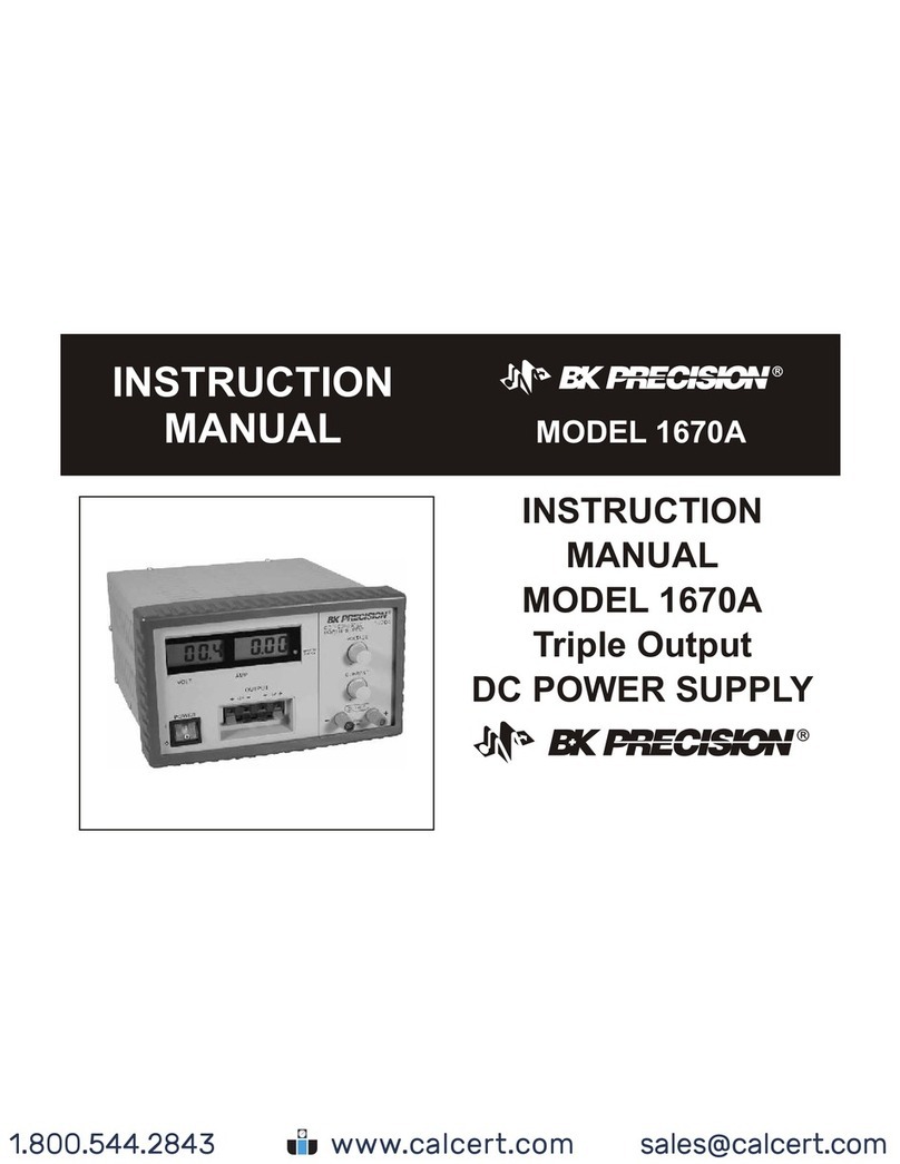 B+K precision 1670A User manual