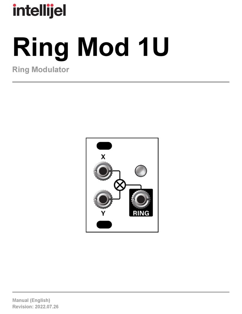 Intellijel Ring Mod 1U User manual