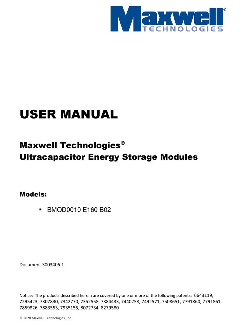 Maxwell BMOD0010 E160 B02 user manual