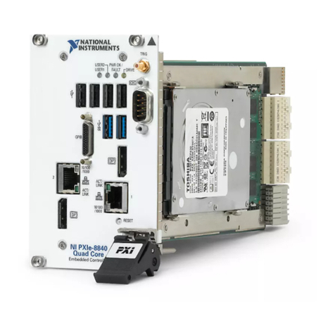 National Instruments NI PXIe-8840 manual