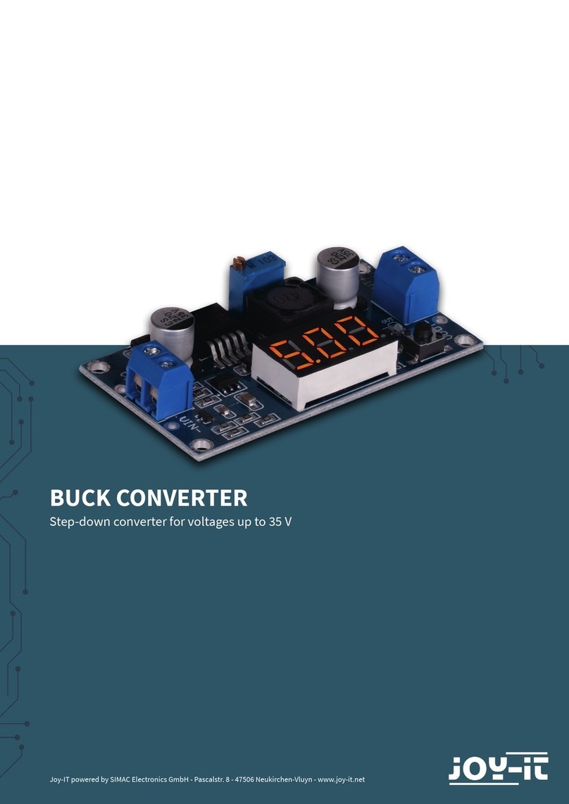 Simac Joy-IT SBC-Buck01 manual