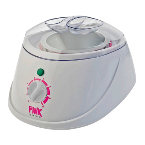 PINK PROFESSIONAL WAX HEATER 450 ML User manual