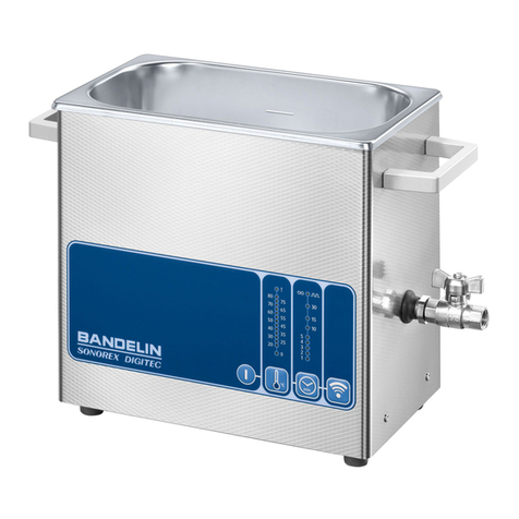 BANDELIN SONOREX DIGITEC-RC User manual BANDELIN SONOREX DIGITEC-RC User manual