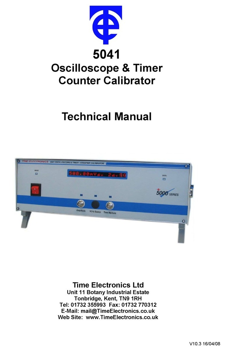 Time Electronics 5041 Technical manual Time Electronics 5041 Technical manual