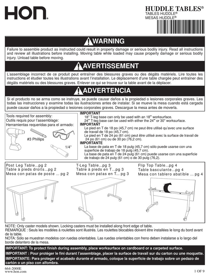 HON HUDDLE User manual
