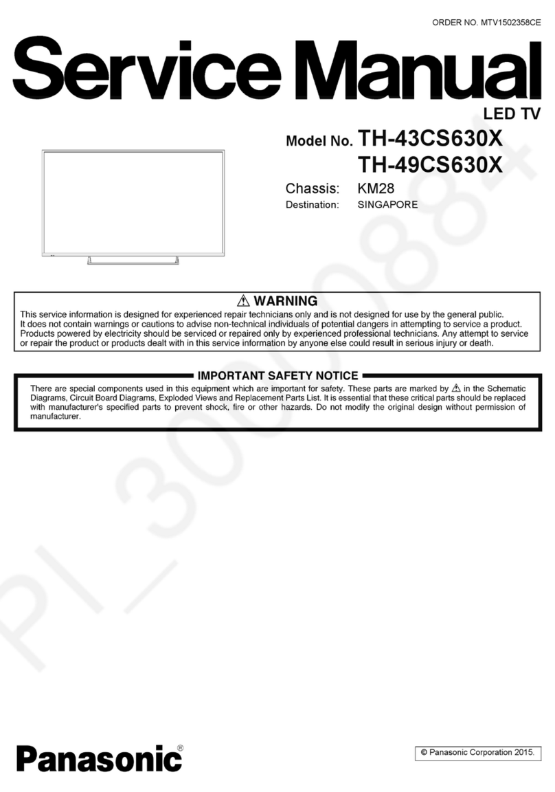 Panasonic TH-43CS630X User manual