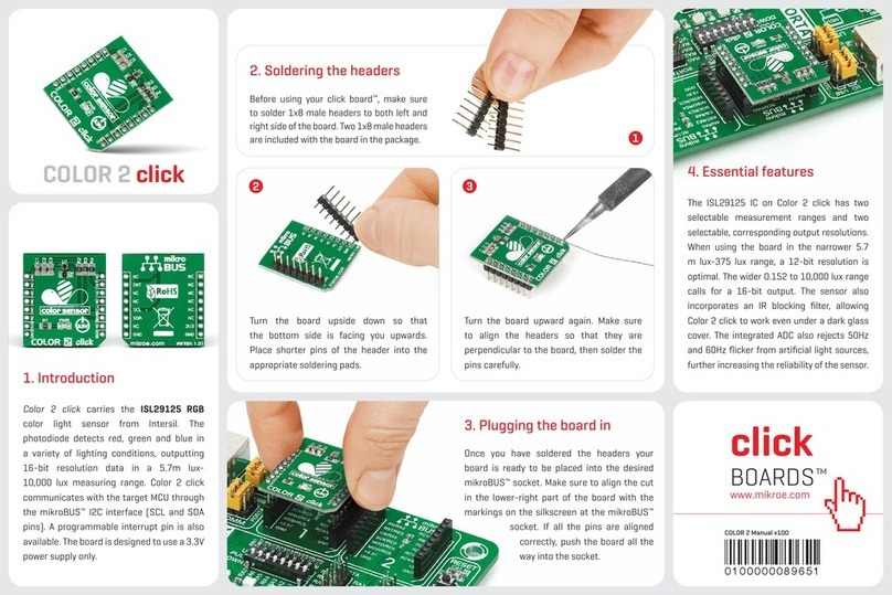 mikroElektronika COLOR 2 click quick start guide